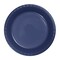 Party Central Solid Disposable Round Party Dinner Plates - 10" - Navy Blue - Club Pack of 240